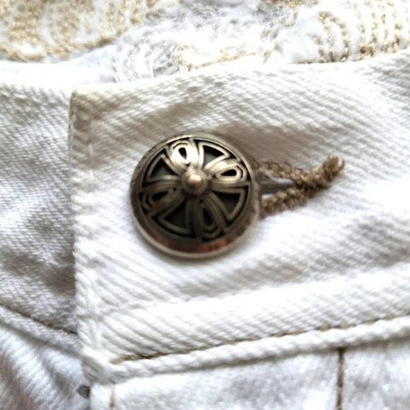 Habitual Straight Leg White Jeans Size 28 - Picture 8 of 16